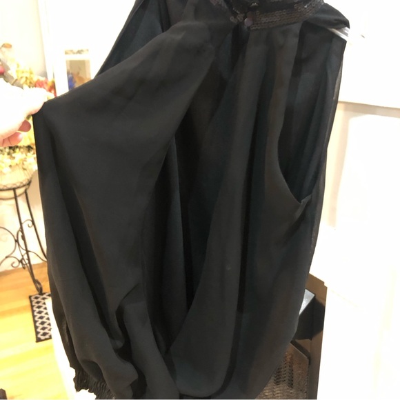 Vintage Y2K Max Love Sleeveless Sequin Blouse Shirt Top - Picture 2 of 6